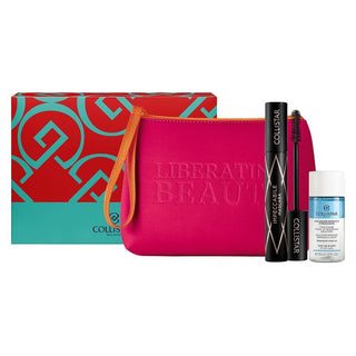 Collistar Kit Mascara Impeccabile + Struccante Bifasico + Astuccio — Set trucco occhi