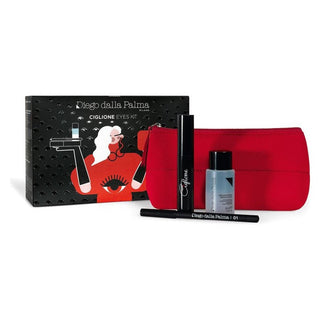 Diego Dalla Palma Ciglione Mascara 01 11 ml + Struccante Bifasico 150 ml + Matita 1,83 g — Cofanetto Mascara
