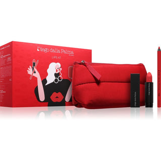 Diego Dalla Palma Lumi-Matt 37 + Stayonme 166 4 g + 1,2 g — Cofanetto Rossetto e Matita Labbra