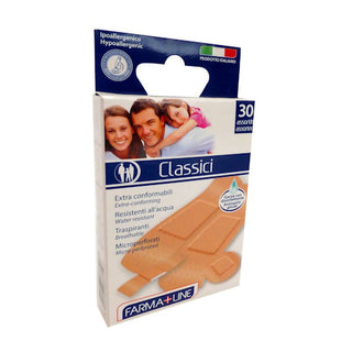 Farmaline Cerotti Classici Medi 4 Formati Conf. 30 Pezzi — Cerotti