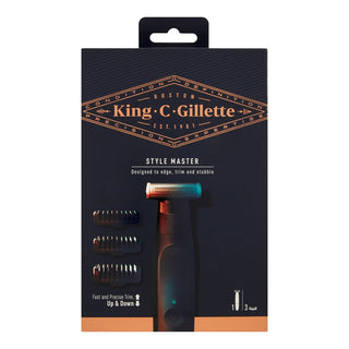 Gillette King C Gillette Style Master Trim og 3 hoveder 