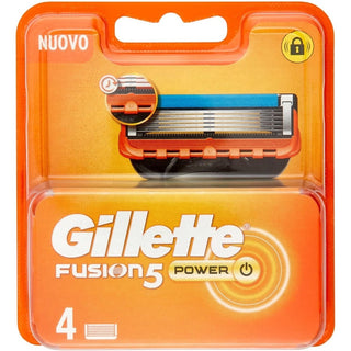 Gillette Fusion5 Power For Razor With 5 Blades Pack Of 4 Blades 