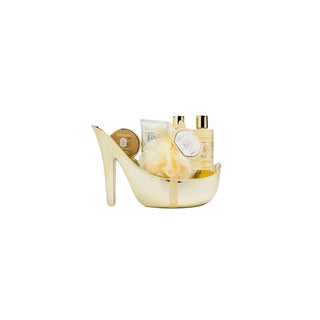 Idc Institute Cofre de Baño Gold Vanilla & Sandalwood Set Corporal 5 Piezas 