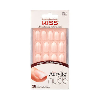 Kiss Salon Nude 28 pezzi — Unghie Artificiali Acriliche