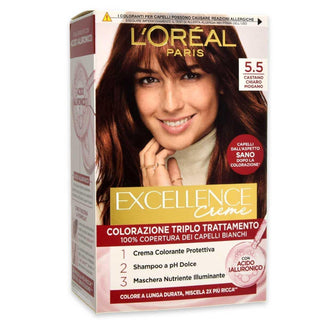 L'Oréal Paris Excellence Castano Chiaro Mogano 5.5 — Tinta Capelli