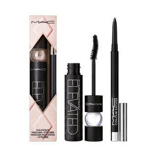 Mac Cosmetics Set Foreeable Future Eye con Mascara Macstack Elevated y Color Excess Glide Or Die 