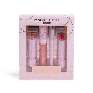 Magic Studio סט איפור שפתיים Lip Love Coquette 