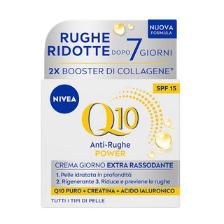 Nivea Visage Q10 Power Crema Anti-Rughe Giorno Extra Rassodante Spf15 50 ml — Crema viso anti-rughe