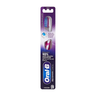 Oral-B Cepillo Dental Manual Pro-3D White Clinical Limpieza Blanqueadora Medio 