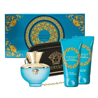 Versace Cofanetto Dylan Turchese Pour Femme Eau de Toilette 100 ml Donna — Eau de Toilette
