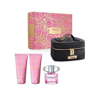 Versace Bright Crystal Eau de Toilette Donna 90 ml + Lozione Corpo 100 ml + Gel 100 ml — Set profumo