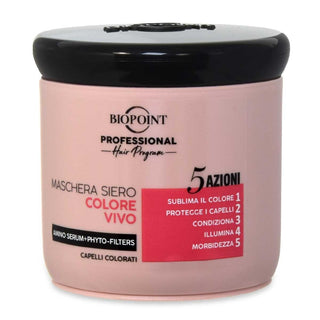 Biopoint Maschera Siero Colore Vivo 400 ml — Maschera capelli