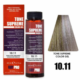 Colorglaze Tone Supreme 10.11 Biondo Platino Cenere Intenso 60 ml — Colorazione capelli