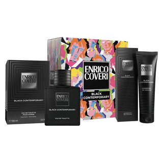 Enrico Coveri Coffret Black Contemporary Edt 100 Ml + Gel Douche 300 Ml 