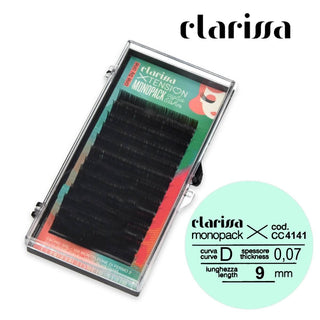 Clarissa Ciglia Curva D Spessore 0,07 Lunghezza 9 — Ciglia Finte
