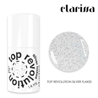 Clarissa Top Revolution Fiocchi D'Argento 14 ml — Top coat unghie