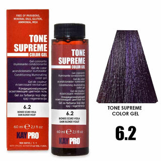 Colorglaze Tone Supreme 6.2 Biondo Scuro Viola 60 ml — Colorante capelli