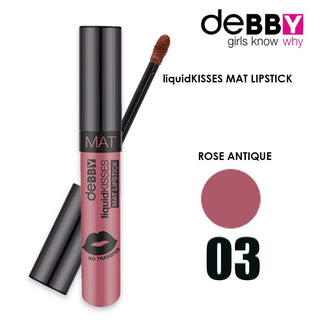 Debby Matte Liquid Lipstick Kisses 3 