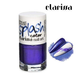 Clarissa Splash Color Blu Metallizato 7 ml — Smalto Unghie