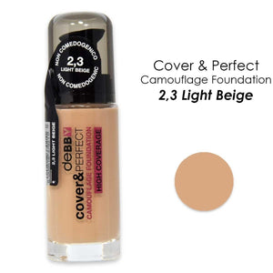 Debby Fondotinta Cover&Perfect Camouflage 2.3 Light Beige — Fondotinta