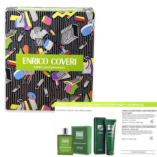 Enrico Coveri Cofanetto Green Contemporary Edt 100 ml + Gel Doccia 300 ml — Eau de Toilette