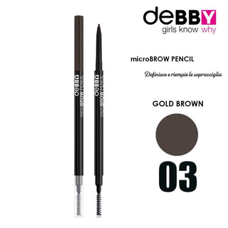 Pencil Debby Microbrow 03 Dark 