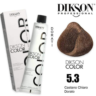 Dikson Color 5.3 - 5D Castano Chiaro Dorato 120 ml — Tinta per Capelli