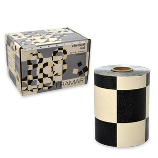 Framar Embossed Roll Alluminio Checked Out 12,7 cm x 97,5 mt — Rotolo Carta Alluminio