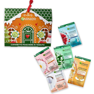 Garnier Cofanetto Hydra Bomb Maschere Viso 5 Pezzi — Set Maschere Viso