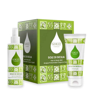 Gocce di Napoleon Sole di Sicilia Hair & Body Mist 250 ml + Gel Doccia 150 ml — Set profumazione corpo