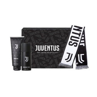 Juventus Cofanetto Sciarpa + Deo 150 ml + Bagnoschiuma 200 ml — Set igiene