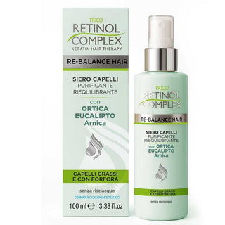 Retinol Complex Sérum Capilar Anticaspa Purificante Reequilibrante Con Ortiga, Eucalipto Y Árnica 100Ml 
