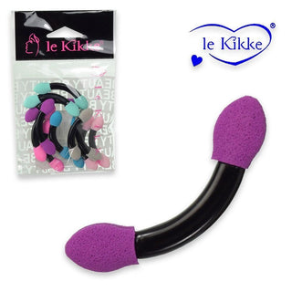Le Kikke Set 12 Pennelli Ombretto Curvi Spugnetta — Set pennelli make-up