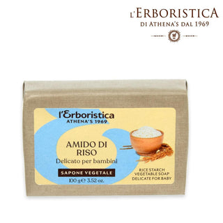 L'Erboristica Jabón vegetal con almidón de arroz 100 Gr 