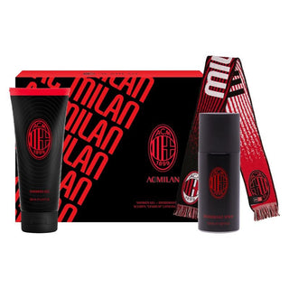 Milan Set Regalo Milano Sciarpa Deo 150 ml Doccia Schiuma 200 ml — Set profumo e corpo