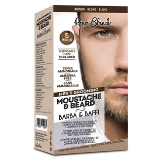 Moustace & Beard Barba y Bigote Rubio 