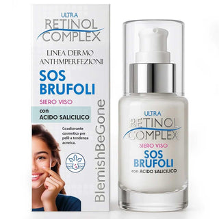 Retinol Complex Siero Viso Linea Dermo Anti-Imperfezioni Sos-Brufoli 30 ml — Siero viso
