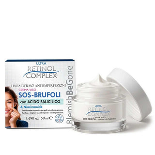 Retinol Complex Crema Viso Sos Brufoli Acido Salicilico & Niacinamide 50 ml — Crema viso