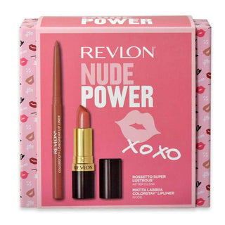 Revlon Kit Labbra SL Lipstick & Matita Nude — Set trucco labbra