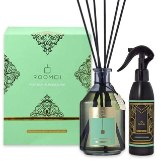 Roomoi Cofanetto Pistachio Pleasure 500 ml + 200 ml — Set regalo
