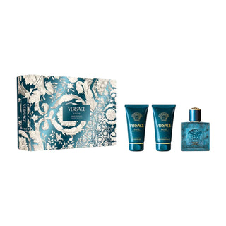 Versace Eros Uomo Set 50 ml + Gel Doccia 50 ml + Balsamo Dopobarba 50 ml — Set profumo