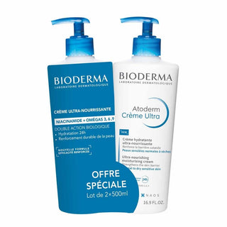 Bioderma Atoderm Ultra-Nourishing Moisturizing Cream 2 x 500 ml 