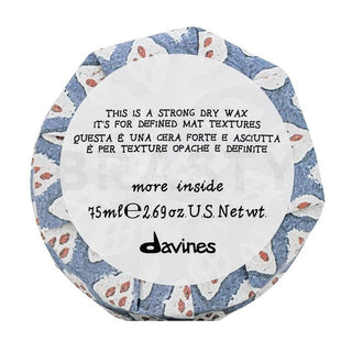 Davines More Inside Strong Dry Wax 75 ml — Cera capelli