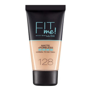Foundation Maybelline Fit Me! Matte + Poreless 128 Warm Nude 30 ml 