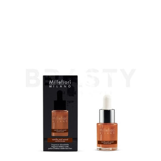 Millefiori Milano Fragrance Soluble in Water Vanilla and Wood 15 ml — Fragranza solubile in acqua