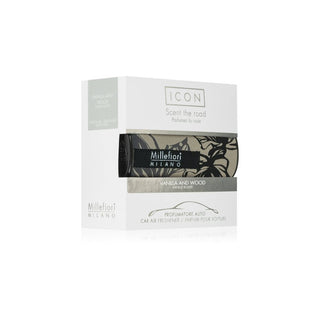 Millefiori Milano Icon Vanilla & Wood Textil Floral — Deodorante auto