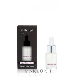 Millefiori Milano Fragrance Soluble in Water Magnolia Blossom & Wood 15 ml — Fragranza solubile in acqua