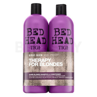 Tigi Bed Head Dumb Blonde Shampoo e Balsamo 750 ml + 750 ml — Shampoo e Balsamo