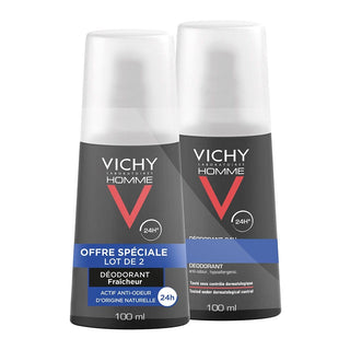Vichy Homme Desodorante Ultra-Refrescante 24H 2 x 100 ml 