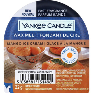 Yankee Candle Mango Ice Cream 22 g — Candela Profumata